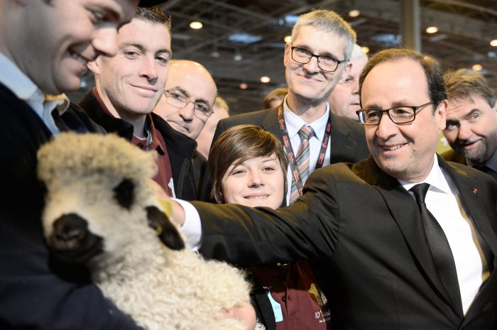 François Hollande au Salon de l'agriculture