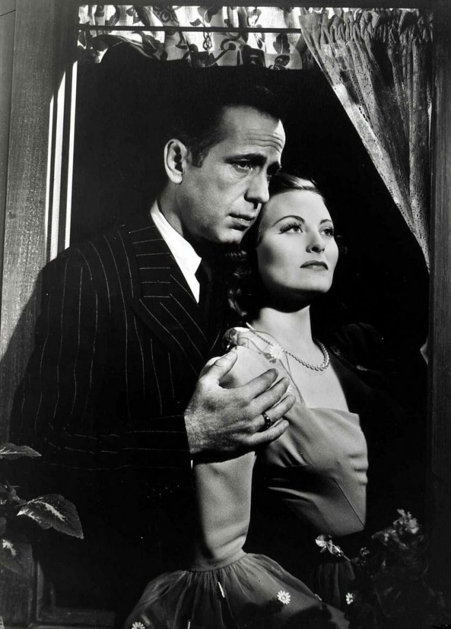 Michèle Morgan avec Humphrey Bogart en 1943