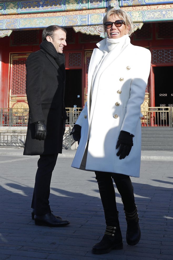 Emmanuel et Brigitte Macron en voyage en Chine