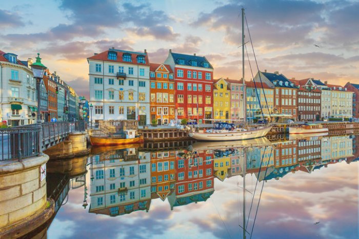 12. La ville de Copenhague au Danemark