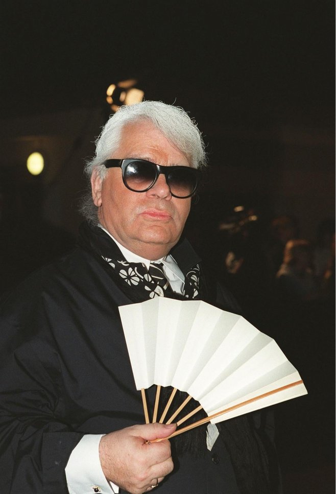 Karl Lagerfeld à Monaco en 2000