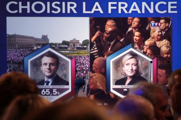 20 heures : Emmanuel Macron est élu président avec plus de 65 %