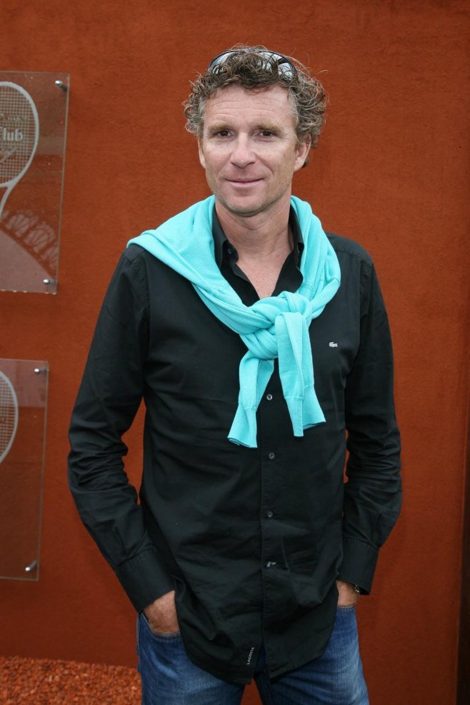 Denis Brogniart à Rolland Garros en 2009
