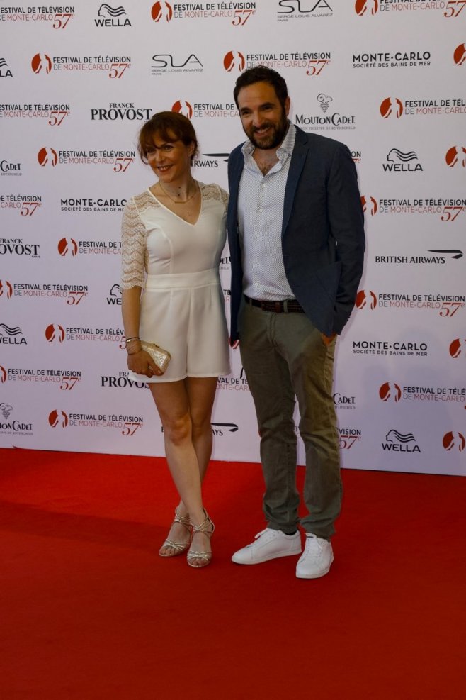 Anne-Elisabeth Blateau et David Mora à Monaco en 2017