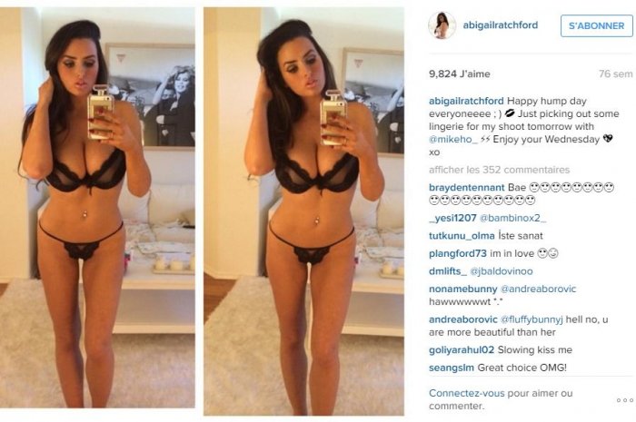Abigail Ratchford exhibe ses courbes affolantes sur Instagram !