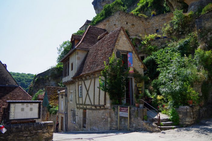 Le village de Rocamadour dans le Lot