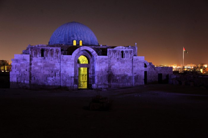 Le palais d'Umayyad (Amman, Jordanie)