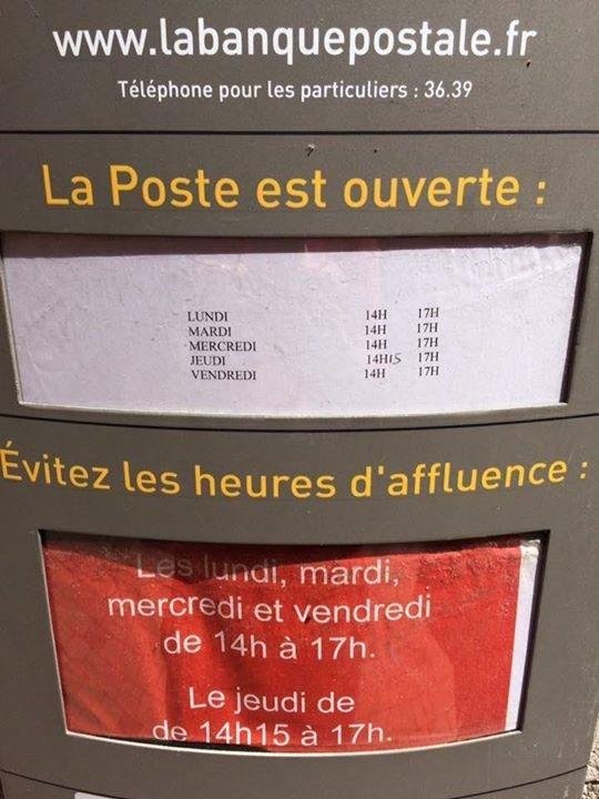 Les Français sont des génies sauf quand il s'agit... de son service postal