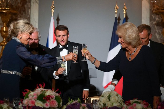 Brigitte Macron et la reine Camilla au dîner officiel à Versailles
