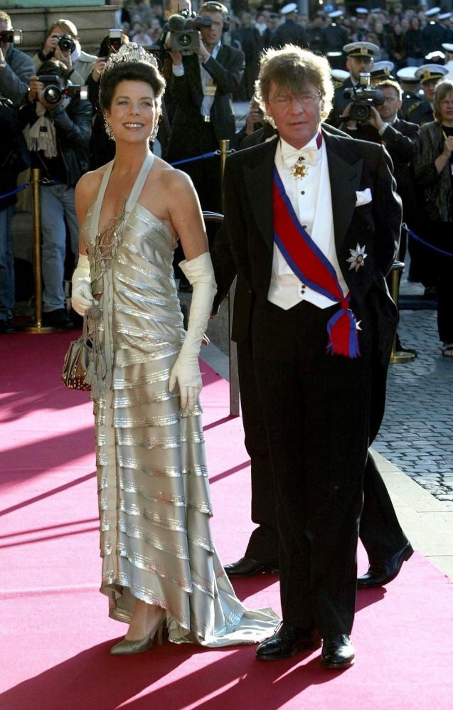 Caroline de Monaco avec son frÃ¨re Albert II et sa soeur StÃ©phanie en 2006