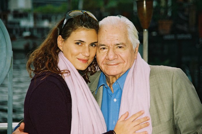 Michel Galabru et Emmanuelle, sa fille