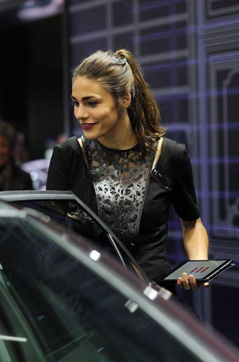 Photos : Les charmantes hôtesses du salon de l'auto de Paris 2014