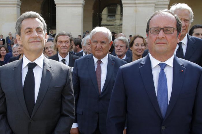 Un hommage rendu par les anciens présidents français