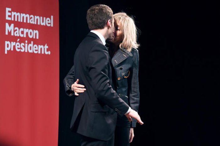 Brigitte et Emmanuel Macron à Paris