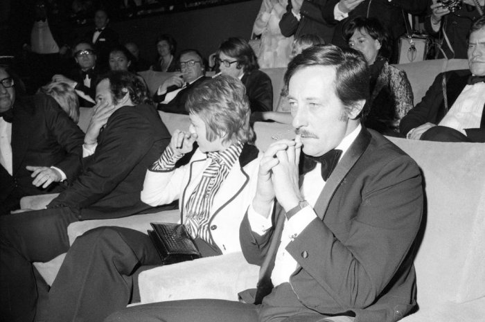 Jean Rochefort au Festival de Cannes, en 1974