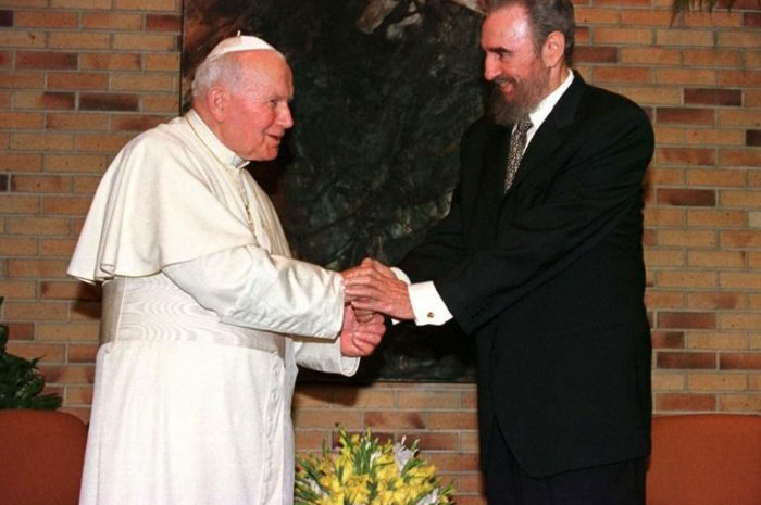 Fidel Castro et le Pape
