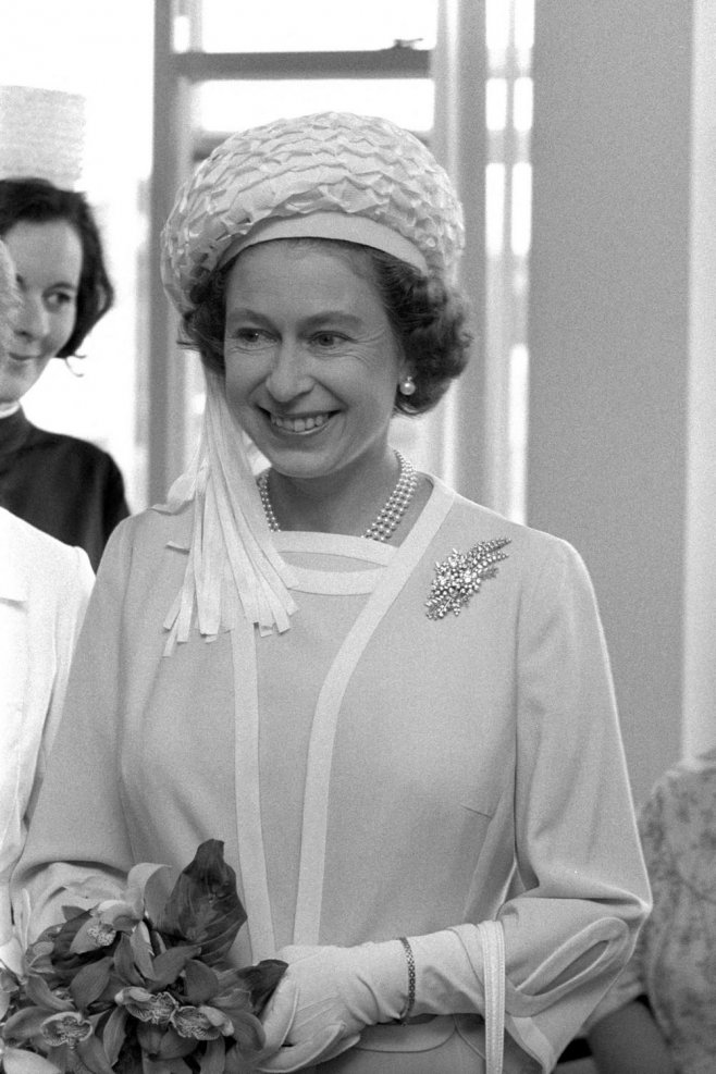 La reine Elizabeth II en 1970
