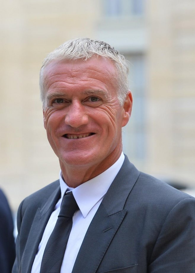 Didier Deschamps en 2014 à l'Elysée