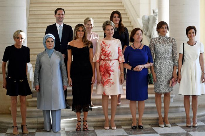 Brigitte Macron au sommet du G7 en Italie, le 26 mai