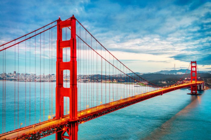10 - Golden Gate Bridge (San Francisco)