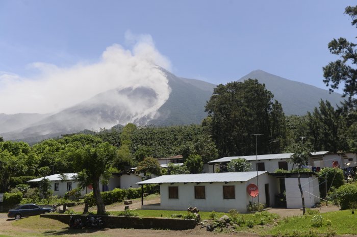 Le volcan de Fuego s'était déjà réveillé en février dernier