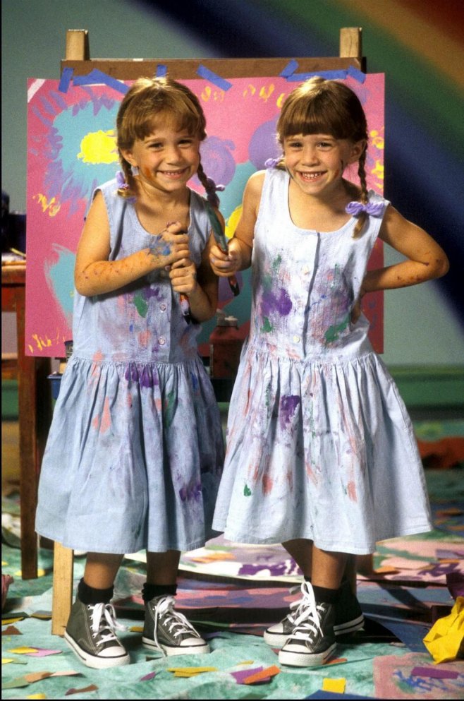Les jumelles Olsen en 1993