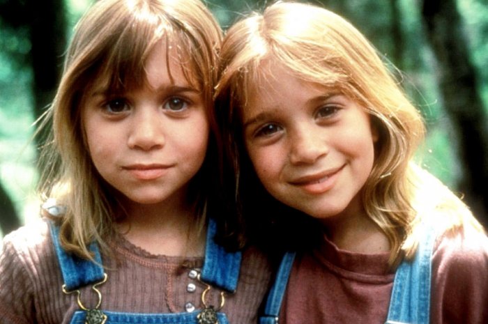 Les soeurs Olsen dans le film "Papa, j'ai une maman pour toi" en 1995