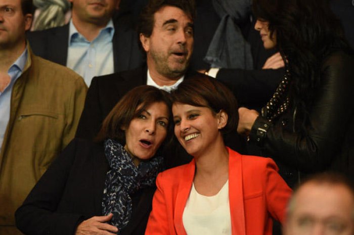 Anne Hidalgo, la maire de Paris et la ministre Najat Vallaud-Belkacem