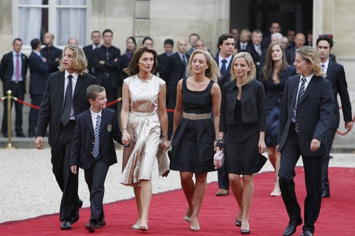Cécilia Attias, ex-femme de Nicolas Sarkozy, arrivant à L'Elysée en mai 2007