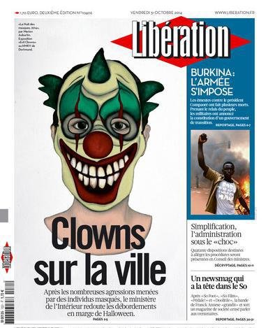Libération : "Clowns sur la ville"
