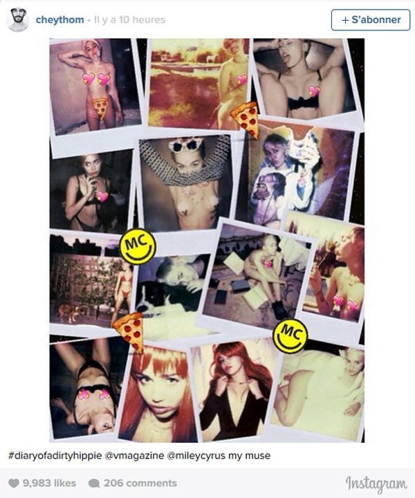 Miley Cyrus photographiée dénudée par son meilleur ami