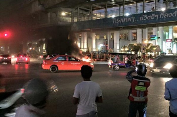 L'explosion a eu lieu près d'un centre commercial