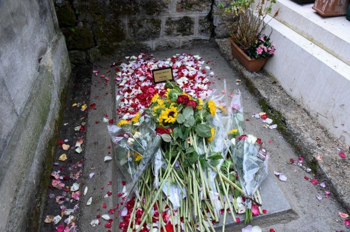 La tombe de jacques Higelin en 2018