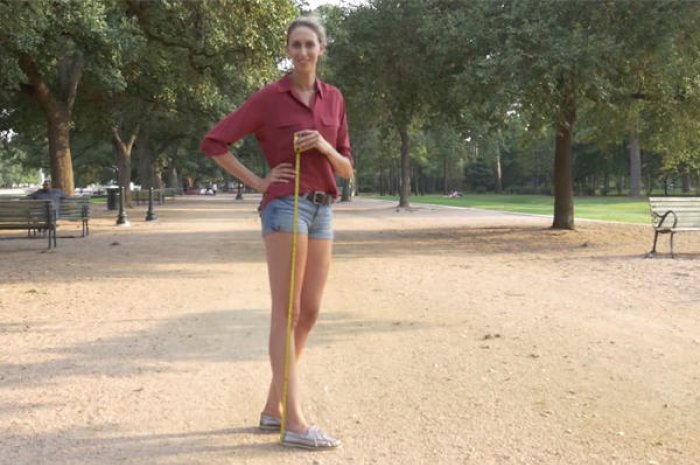 Lauren Williams et ses jambes de 124 cm