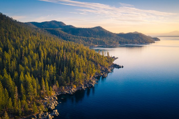 Le lac de Tahoe 