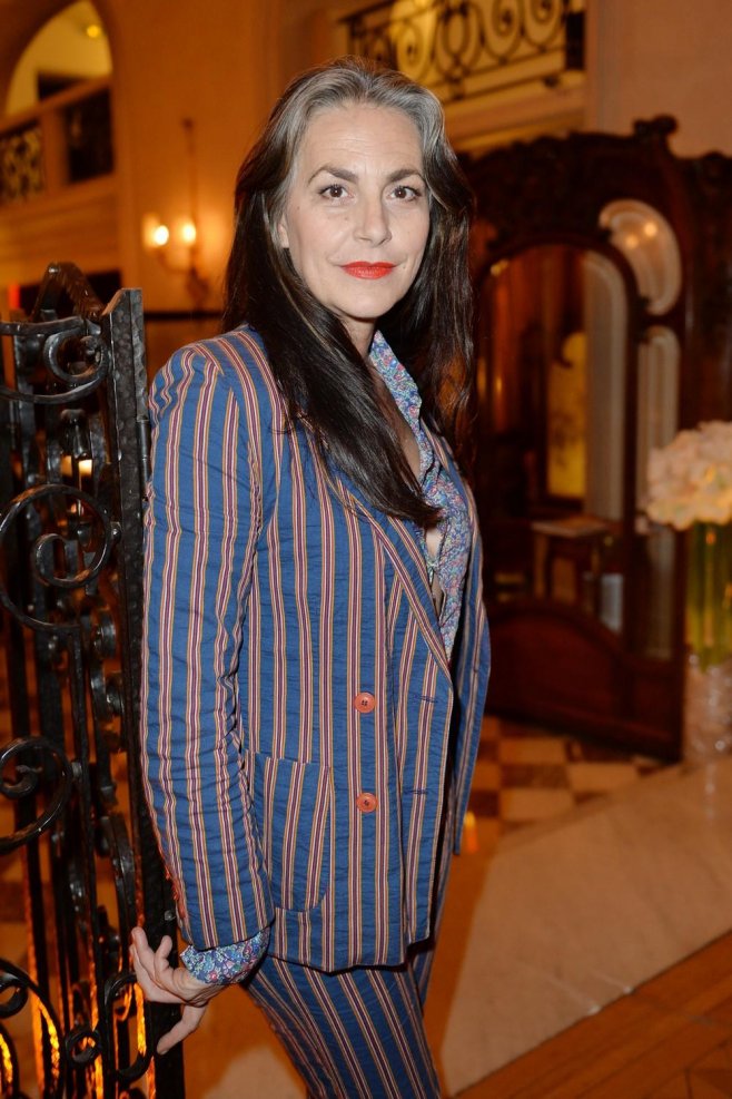 La chanteuse Lio lors d'une soirée à l'hôtel Regina en 2014