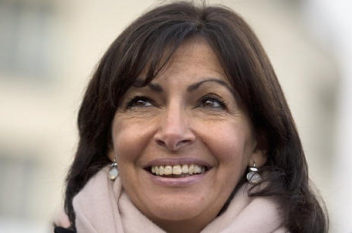 La candidate PS à la mairie de Paris, Anne Hidalgo