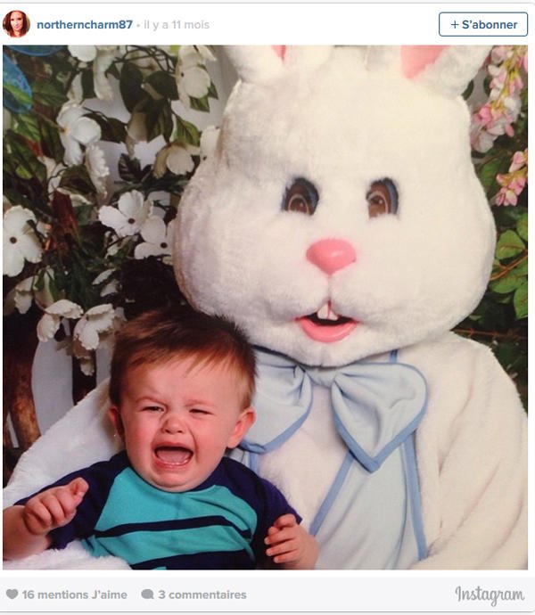 Des lapins de Pâques qui font peur aux enfants