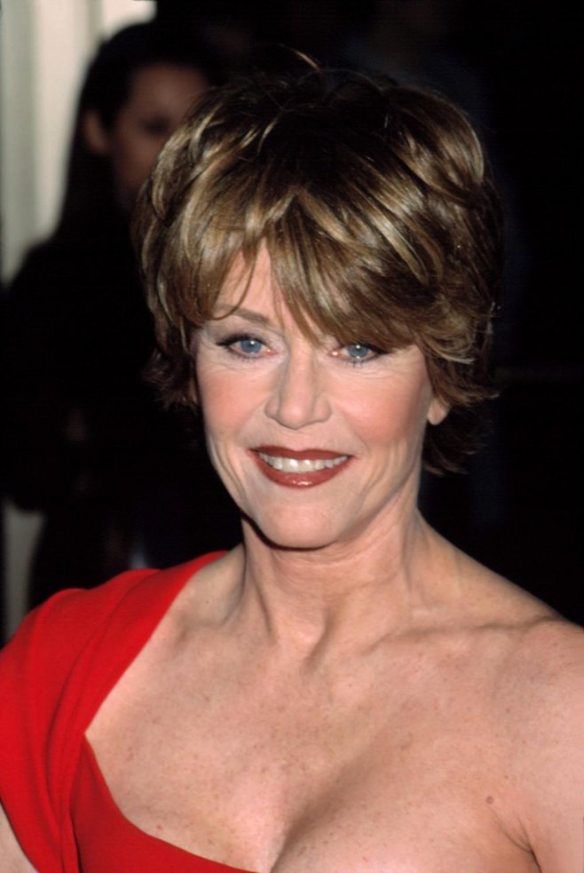 L'actrice Jane Fonda assiste à un gala à New York en 2001