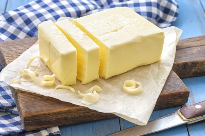 8 – La plaquette de beurre : +10%