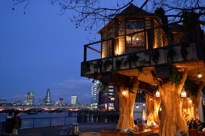 Une cabane dans les bois à Londres