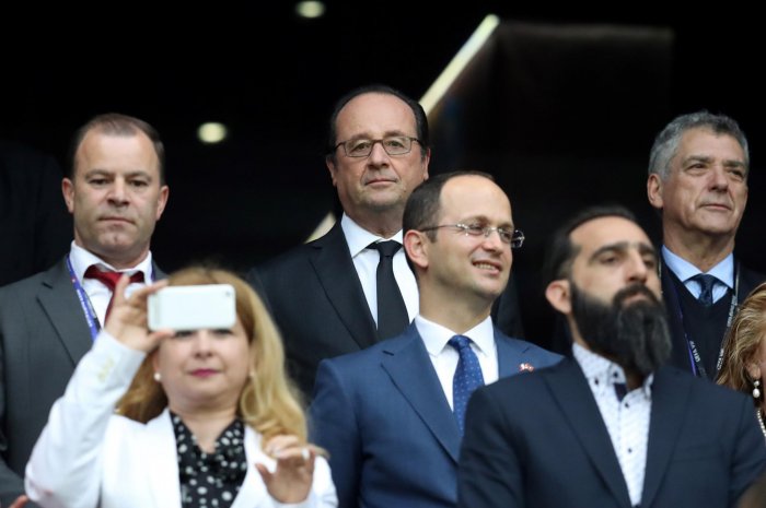 François Hollande est allé supporter les Bleus au stade Vélodrome à Marseille
