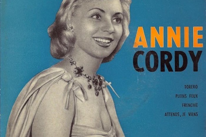 La chanteuse Annie Cordy en 1958