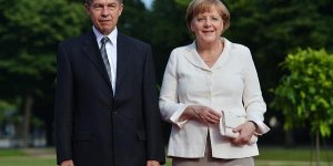 Mais qui est Joachim Sauer, le discret "monsieur Merkel" ?