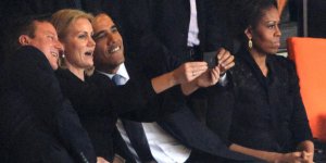 Hommage à Mandela : le selfie d’Obama, Cameron et Schmidt qui embrase les médias