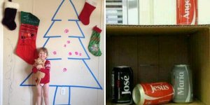 Photos : ces personnes qui ont la flemme de décorer leur maison pour Noël