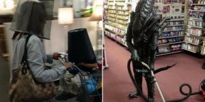 Photos : ces gens étranges qu'on croise au supermarché