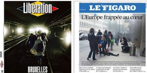 EN IMAGES Les Unes des journaux reviennent sur la tragédie de Bruxelles 