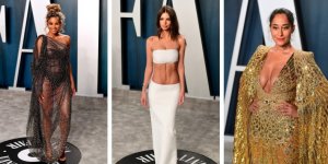 Décolletés plongeants et robes très transparentes : les looks sexy des stars aux Oscars 2020