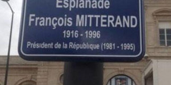 Reims : un hommage à François Mitterrand avec une faute d’orthographe